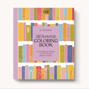 NEW Elyse Breanne Design “All Booked Up” Coloring Book